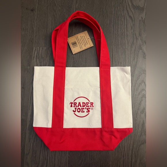 Brand new Trader Joe’s mini canvas tote - Picture 2 of 2